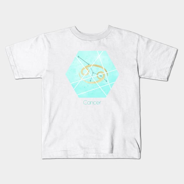 Cancer zodiac sign Kids T-Shirt by Home Cyn Home 